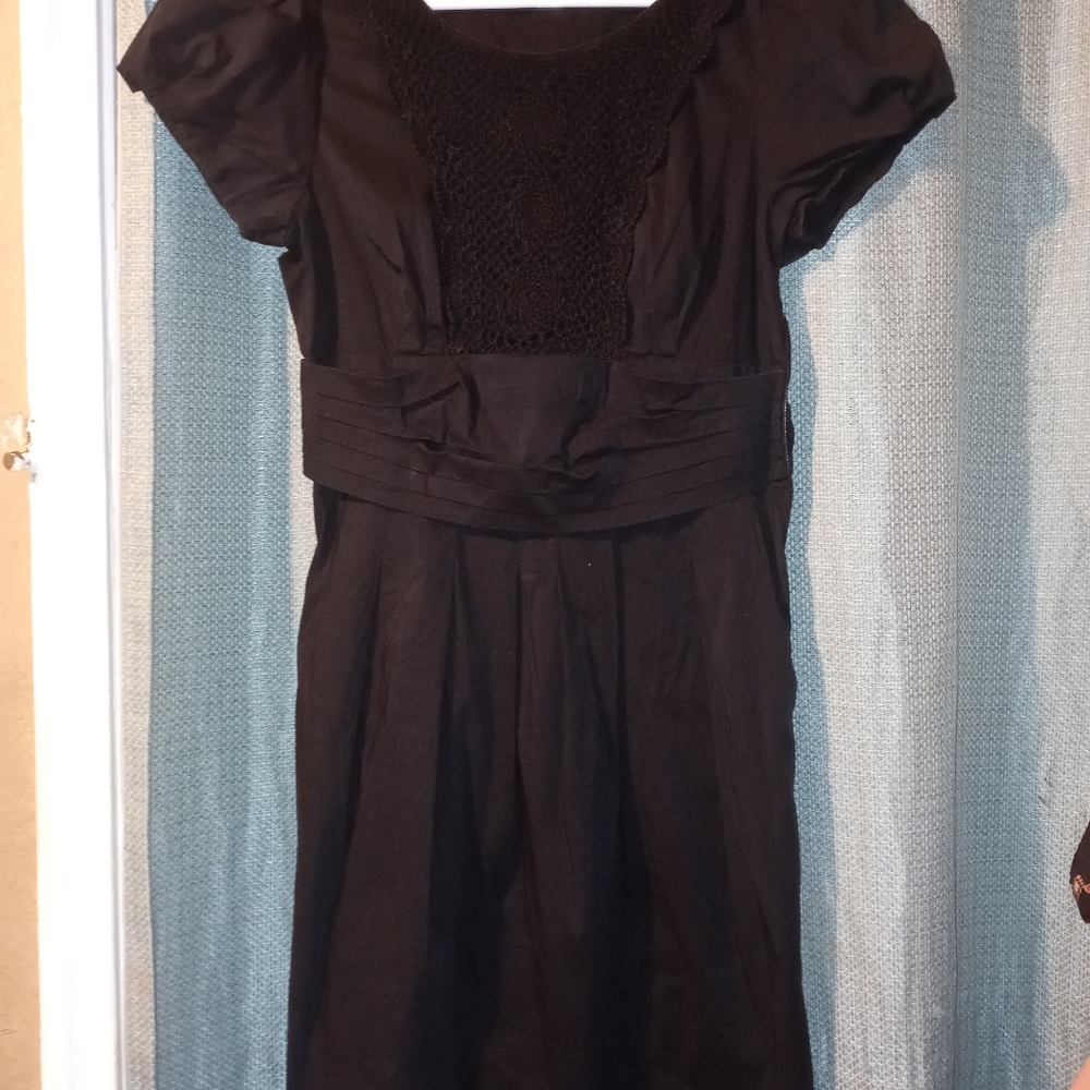 BCBG maxaria black tie dress